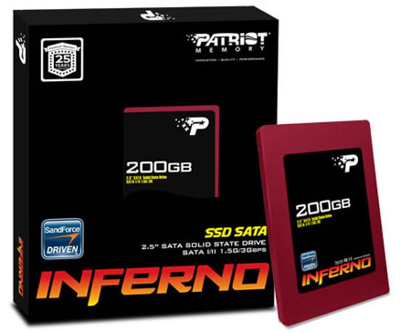 SSD-накопители Patriot Inferno SSD