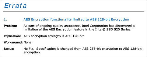 Intel SSD 520