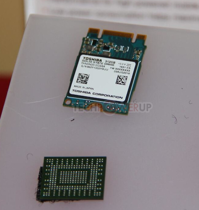 Toshiba BG — серия компактных твердотельных накопителей на основе памяти TLC 3D NAND