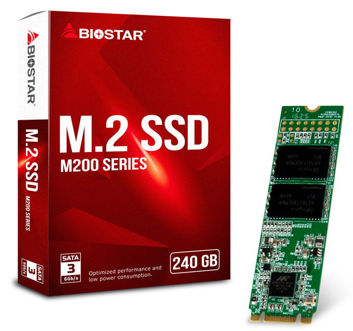 M.2 SSD-накопители Biostar M200