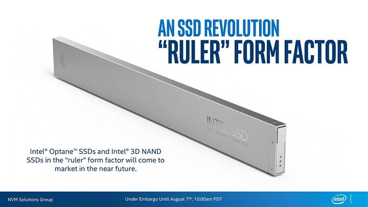 SSD форм-фактора Intel Ruler