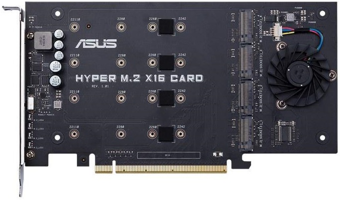 Карта расширения ASUS Hyper M.2 x16 Card