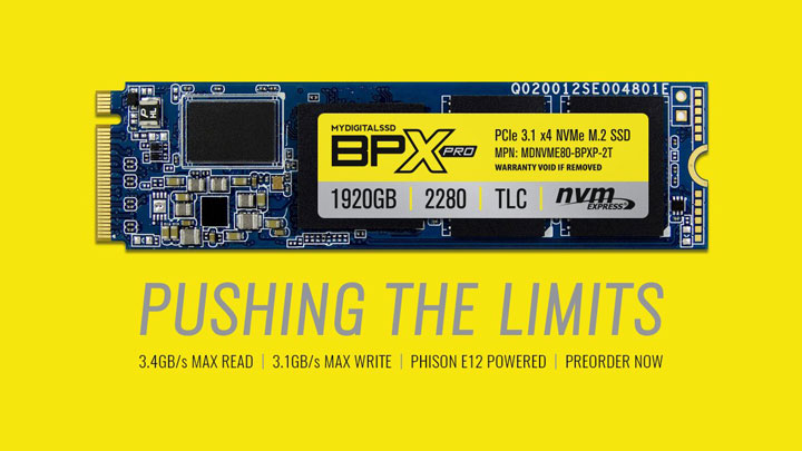 MyDigitalSSD BPX Pro 