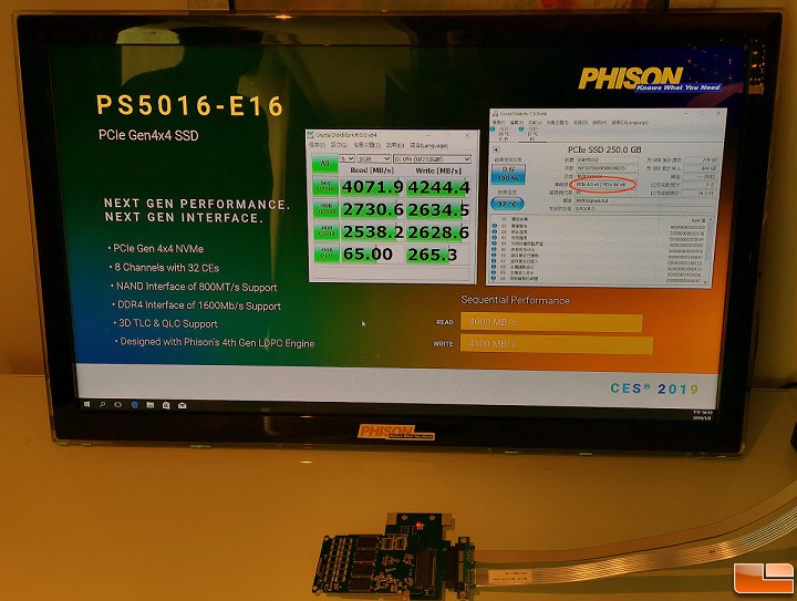 Phison PS5016-E16 с поддержкой PCI-E 4.0