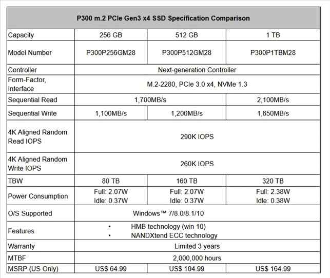 Patriot P300