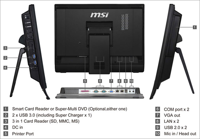 Моноблок MSI Wind Top AP1622