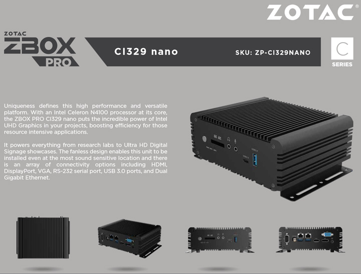 Zotac ZBox Pro