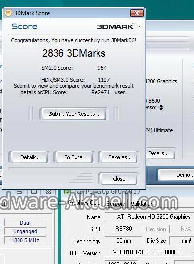 Hybrid Crossfire 3Dmark06