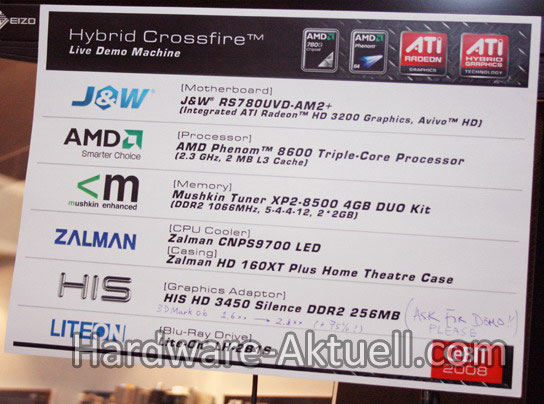 Конфигурация компьютера Hybrid Crossfire