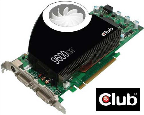 Видеокарта Club 3D 9600GT Overclock Edition