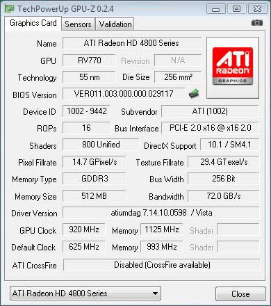 Разгон Radeon HD 4850