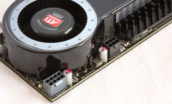 Разъемы питания ATI Radeon HD 4870 X2