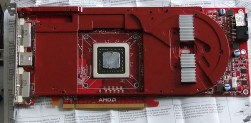 Radeon HD 4870 снятый на ТФК мод