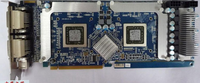 Sapphire Radeon HD 4850 X2 печатная плата PCB