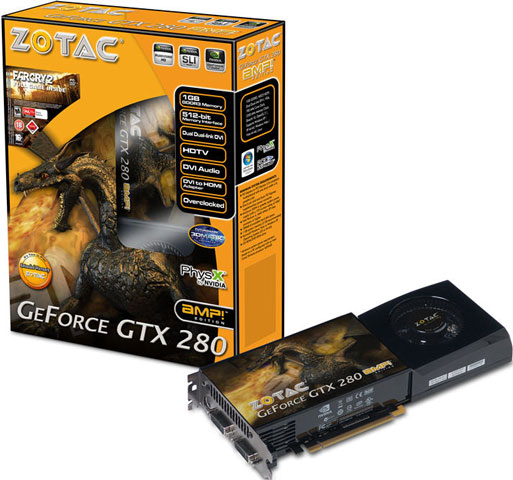 ZOTAC GeForce GTX 280 AMP! Edition game bundle