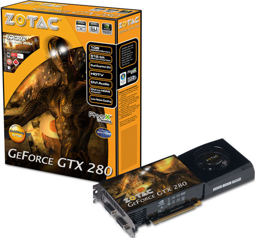 ZOTAC GeForce GTX 280 game bundle