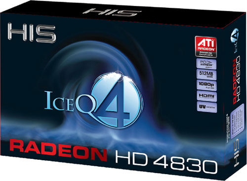 HIS Radeon HD 4830 IceQ 4 упаковка