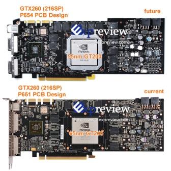 GeForce GTX 260 55 and 65 nm