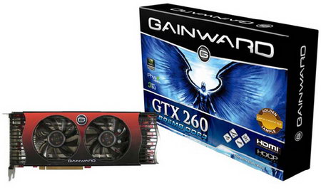 Gainward представит две разогнанные версии GeForce GTX 260