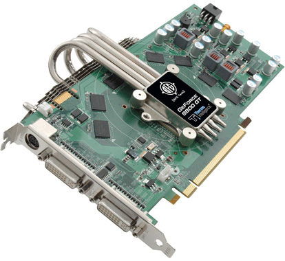 BFG GeForce 9800 GT 512 MB ThermoIntelligence Passive Cooling Solution