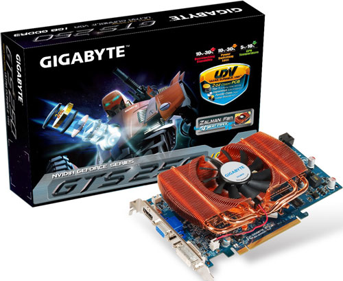 Видеокарта Gigabyte GeForce GTS 250 Zalman