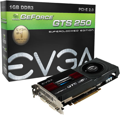 EVGA GeForce GTS 250 Superclocked