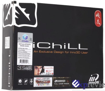 iChill GeForce GTX 275 box