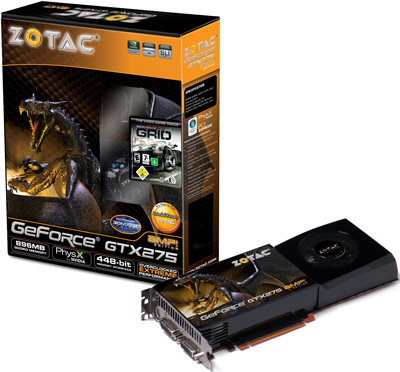 ZOTAC GeForce GTX 275 AMP! Edition