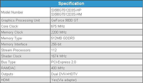 Sparkle GeForce 9800 GT Plus: разгон прилагается