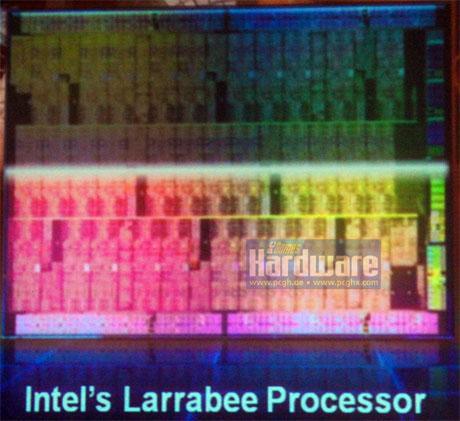 Снимки ядра Intel Larrabee