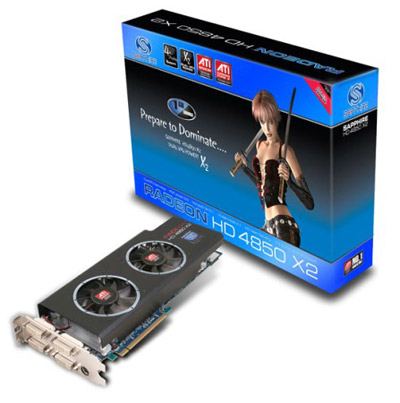 Видеокарта Sapphire Radeon HD 4850 X2