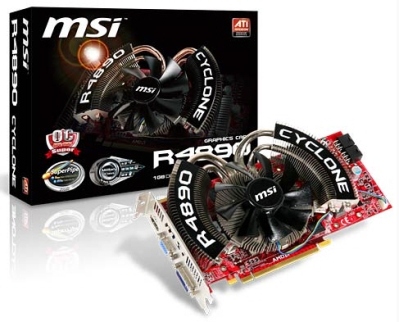 Видеокарта MSI R4890 Cyclone