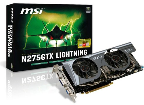 Видеокарта MSI N275GTX Lightning