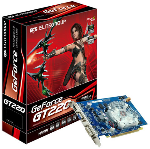 ECS GeForce GT 220