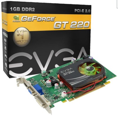 Видеокарта EVGA GeForce GT 220 1 GB DDR2