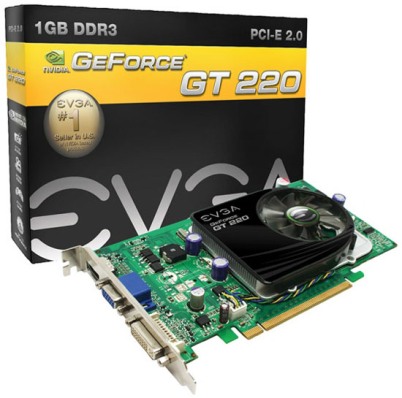 Видеокарта EVGA GeForce GT 220 1 GB DDR3