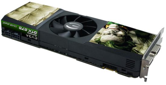 EVGA GeForce GTX 275 CO-OP PhysX Edition