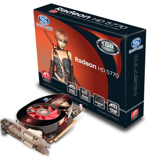 видеокарта Sapphire HD5770 1GB GDDR5 PCIE (New Edition)