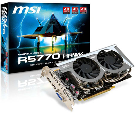 Видеокарта MSI R5770 HAWX