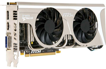 видеокарта MSI R5830 Twin Frozr II (Radeon HD 5830)