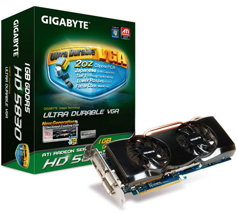 видеокарта Gigabyte Radeon HD 5830