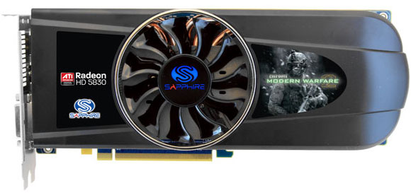 видеокарта Sapphire Radeon HD 5830