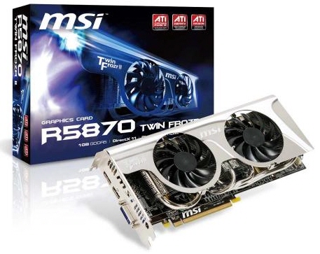 Видеокарта MSI R5870 Twin Frozr II