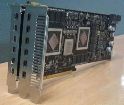 PowerColor Radeon HD 5970 с 12 видеовыходами