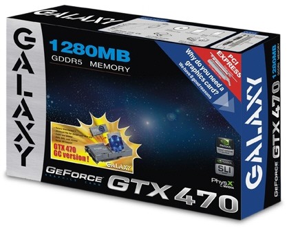 Видеокарта Galaxy GeForce GTX 470 GC