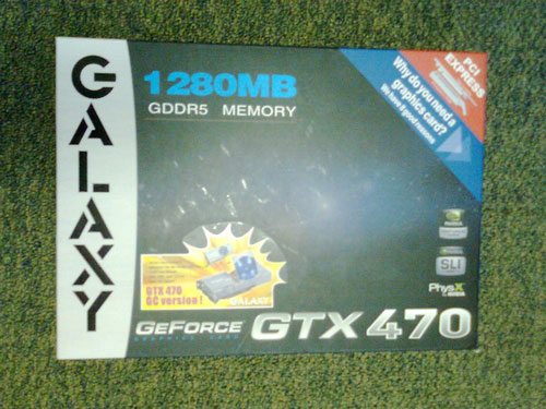 Видеокарта Galaxy GeForce GTX 470 GC