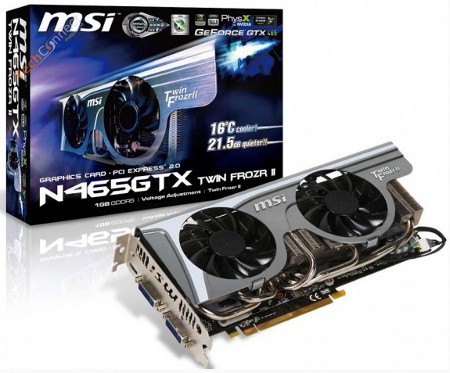 Видеокарта MSI N465 GTX TwinFrozr II