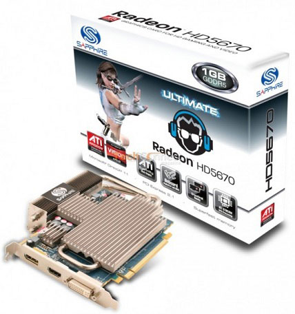 Видеокарта Sapphire Radeon HD 5670 Ultimate Edition