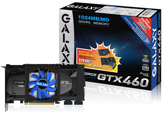 Видеокарта Galaxy GeForce GTX 460 Super OC Edition 1GB