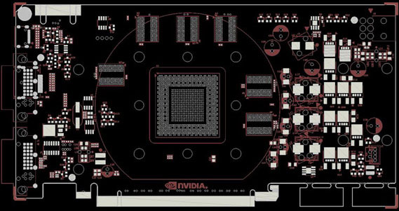 Схематическое изображение GeForce GTS 450 (NVIDIA GF106)